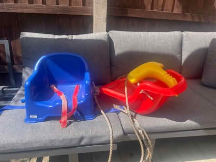 Photo of free Child’s bumper seat and swing (PR5 lostock hall) #1