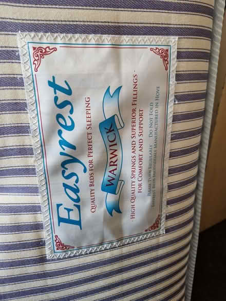 Photo of free 4ft double mattress immaculate (Hanover BN2) #1