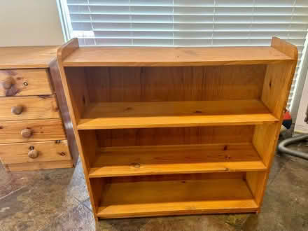Photo of free Solid pine bookshelf (Doncaster East) #1