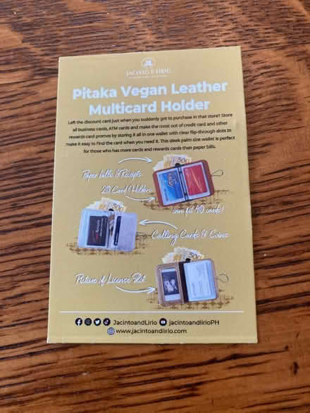 Photo of free Vegan leather wallet (Waltham ma) #4