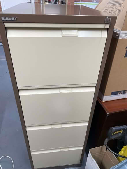 Photo of free Bisley 4-drawer steel filing cabinet (Hazlemere HP15) #1