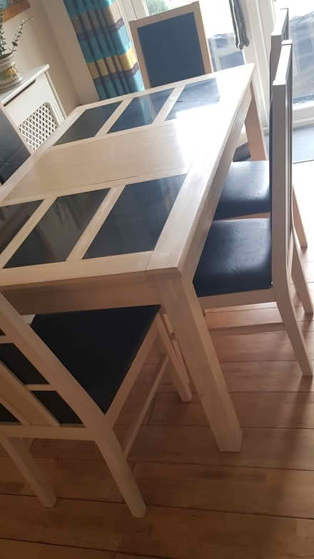 Photo of free Large dining table and 6 chairs (Chessington KT9) #2