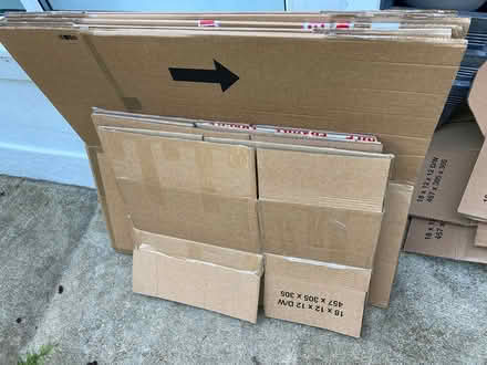 Photo of free Cardboard boxes for storage/moving (Lower Park Road Hastings TN34) #1