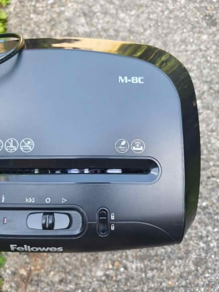 Photo of free Fellowes M-8C personal 8 sheet cross cut shredder (Church RG2) #2