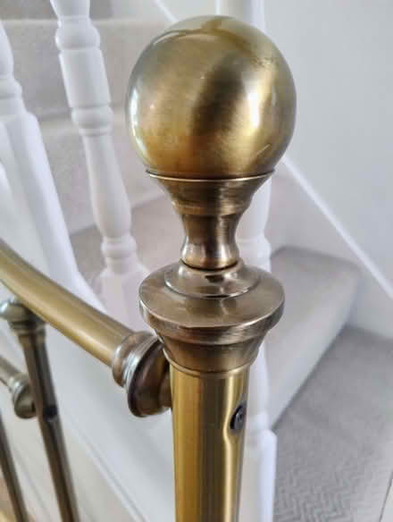 Photo of free Antique Brass Headboard (Bromley North BR1) #3