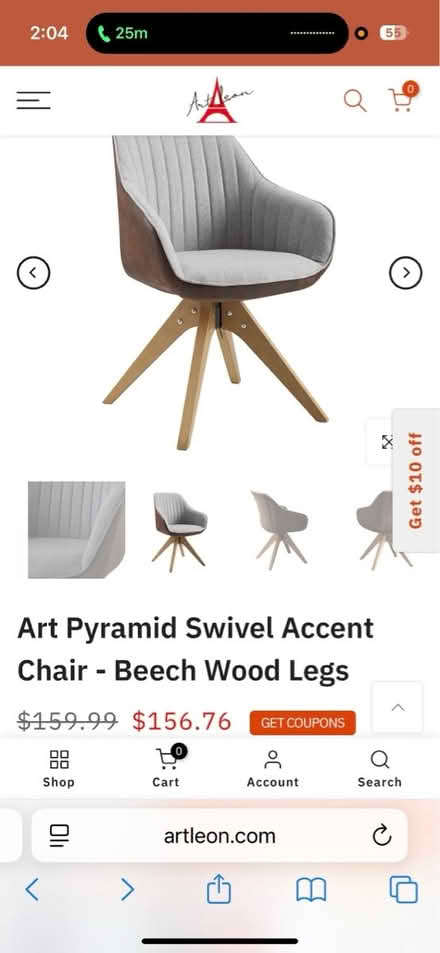 Photo of free 2 Swivel Accent Chairs (Rego Park) #2