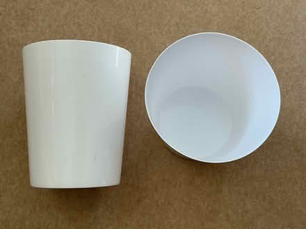 Photo of free White plastic waste bins (Cookham SL6) #1