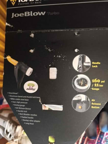 Photo of free Topeak Joe Blow bike pump (Church RG2) #3