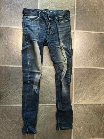 Photo of free mens jeans low riser, for scrap fabric (Shenley Fields B29) #1