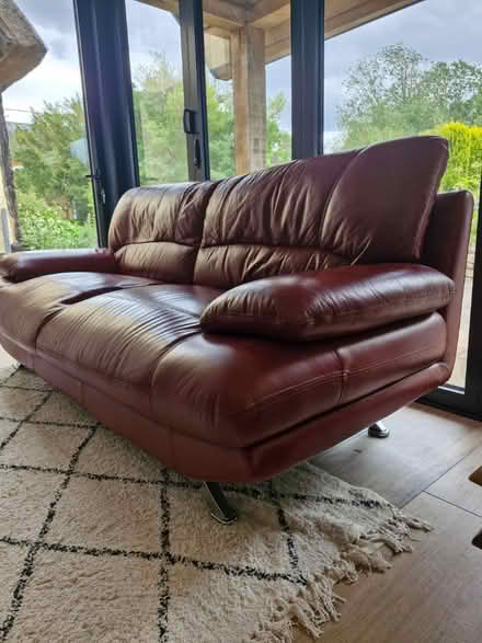 Photo of free 3 seater red couch (OX44 Garsington) #2