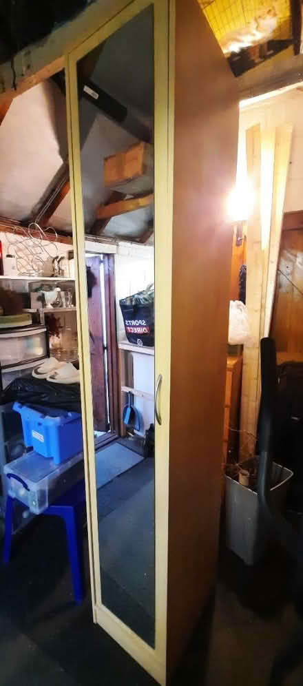Photo of free Single wardrobe with mirrored door (Kingsteignton TQ12) #3