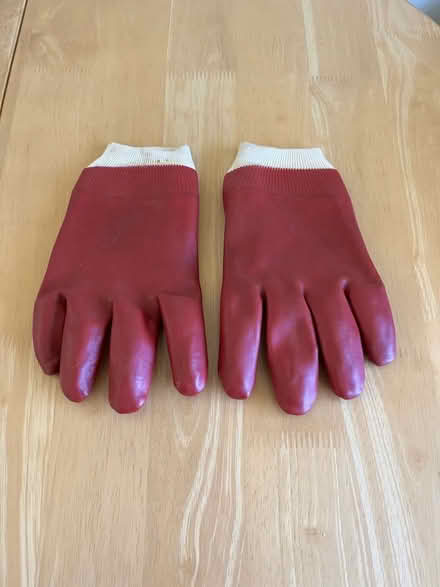 Photo of free PVC coated gloves (Ifton Heath SY11) #1