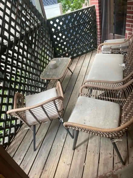Photo of free 4 Person Patio Set (Adams Morgan) #1