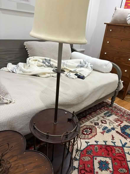 Photo of free Antique lamp with little table (Gramercy) #1