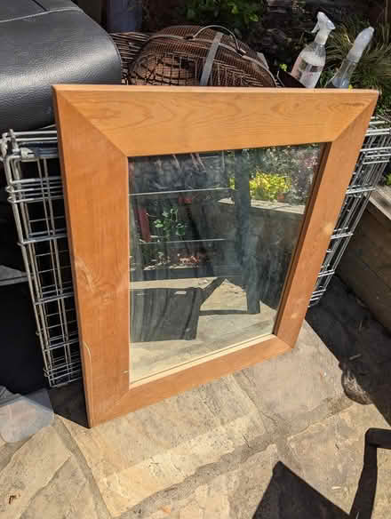 Photo of free Wooden mirror (Crookes S10) #1