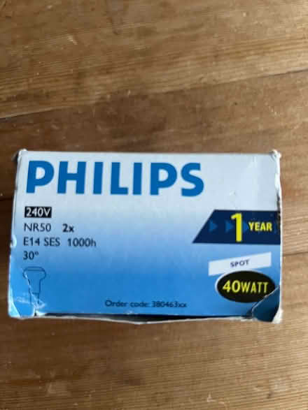 Photo of free Philips 40W spot bulbs screw thread (Colliers Wood SW19) #2