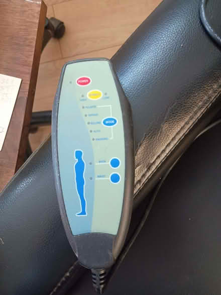 Photo of free Two black recliner chairs with working massage function (Billing Road East area) #3