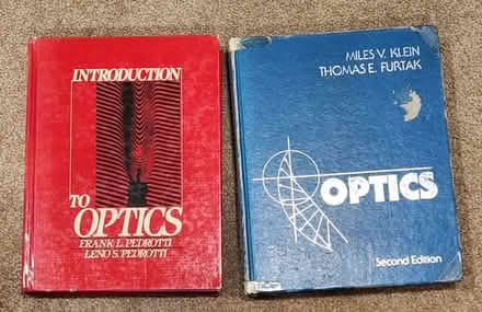 Photo of free 2 Optics Textbooks #1