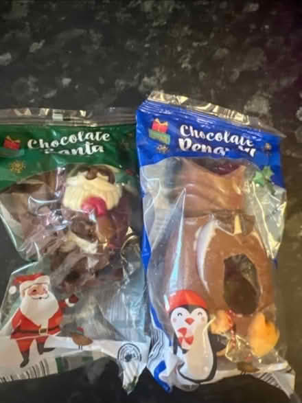Photo of free Chocolate Santa & Chocolate Penguin (KT1 Kingston upon Thames) #1