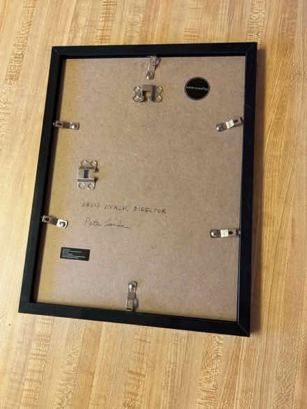 Photo of free 13x10” black picture frame (East Hollywood) #2