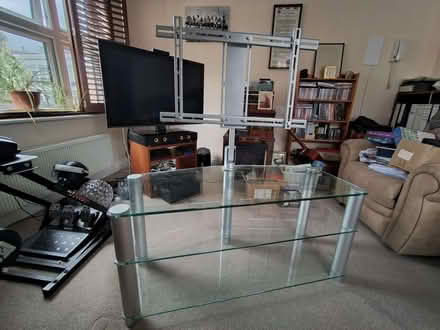 Photo of free Glass TV stand (Carlton Hill BN2) #2