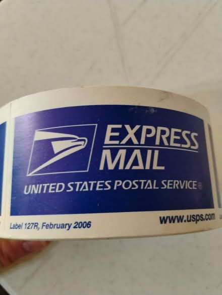 Photo of free Express Mail Label Tape (Darien) #1
