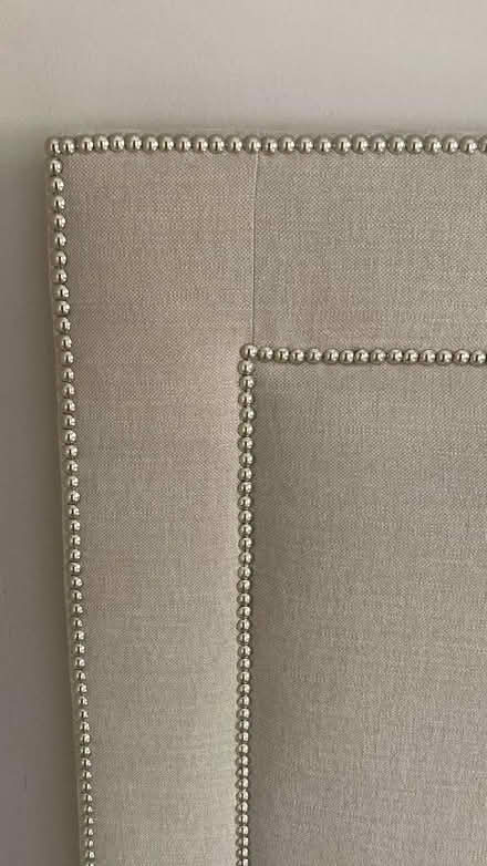 Photo of free Grey Bed Headboard (Ravenscourt Park W6) #1