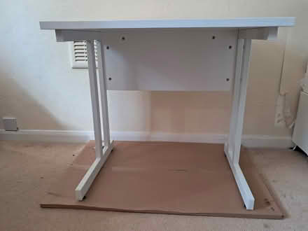 Photo of free Single White Office Desk (Charlton, SE7) #2