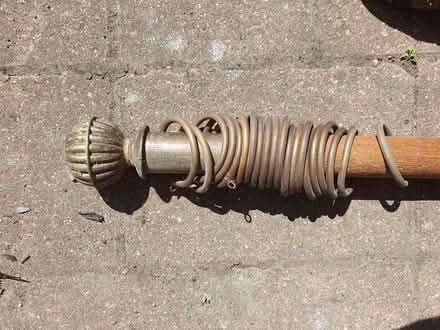 Photo of free Long curtain pole - brass (Bruntsfield EH10) #2