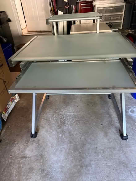 Photo of free Computer desk. Three level (across 28 from kentlands) #1