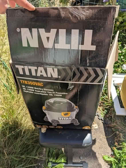 Photo of free Titan Shop Vac (Crookes S10) #1