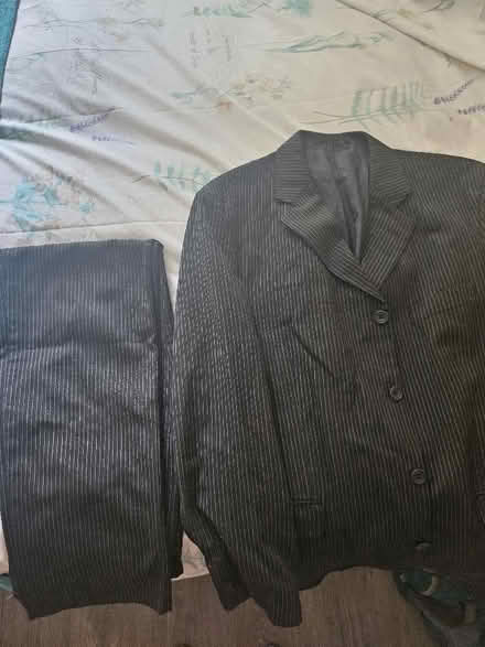 Photo of free Man's black pinstripe suit size 42-44 (Acocks Green B27) #1