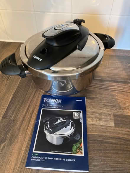Photo of free Tower Pressure Cooker Stainless Steel 4L (Mile Oak BN41) #1