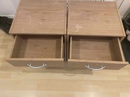 Photo of free 2 x bed side tables (CV23, Coton Park) #2