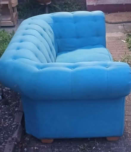 Photo of free Larger 2 seater fabric sofa (Coombe road area BN2 4) #2