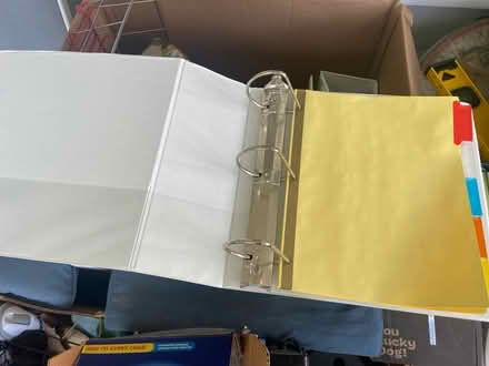 Photo of free 4” D-ring Binders (Catonsville) #1