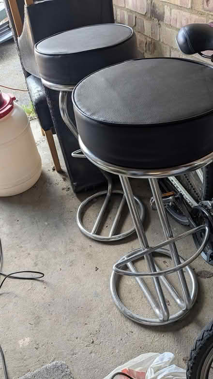 Photo of free Breakfast bar stools x2 (Sundon Park) #1
