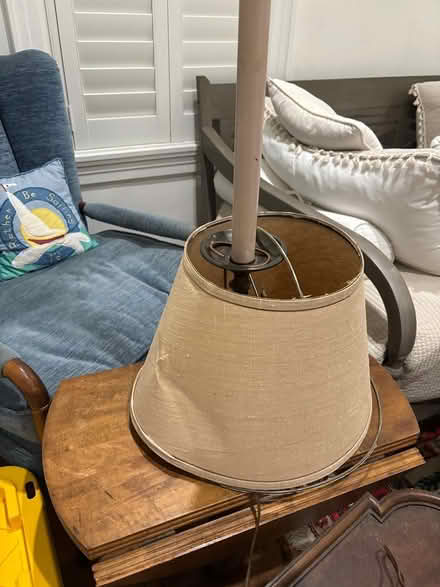 Photo of free antique floor lamp/table combo (Gramercy) #1
