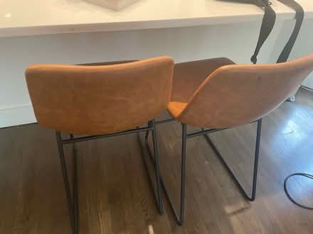Photo of free Faux Leather Barstools (2) (Adams Morgan) #2
