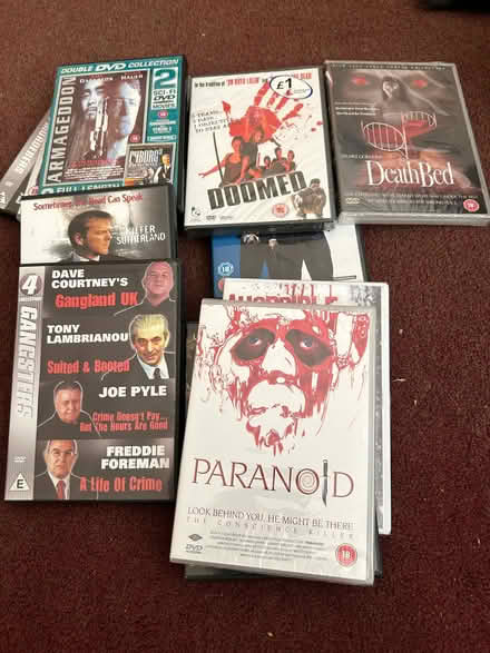 Photo of free Horror dvds (Dallington) #1