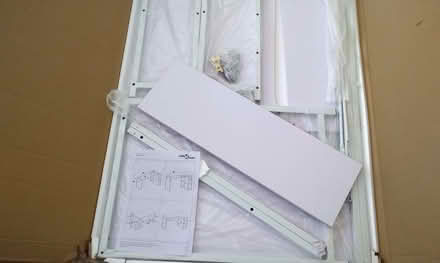 Photo of free Pale Lilac Computer Desk Self Assembly (Anchorsholme FY5) #4