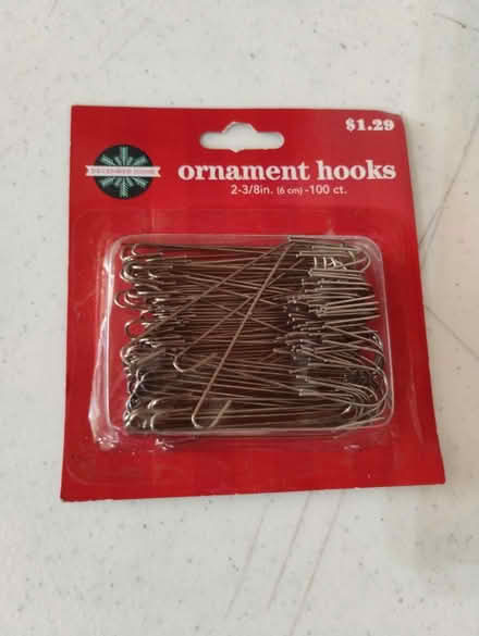 Photo of free Christmas ornament hooks (Darien) #1