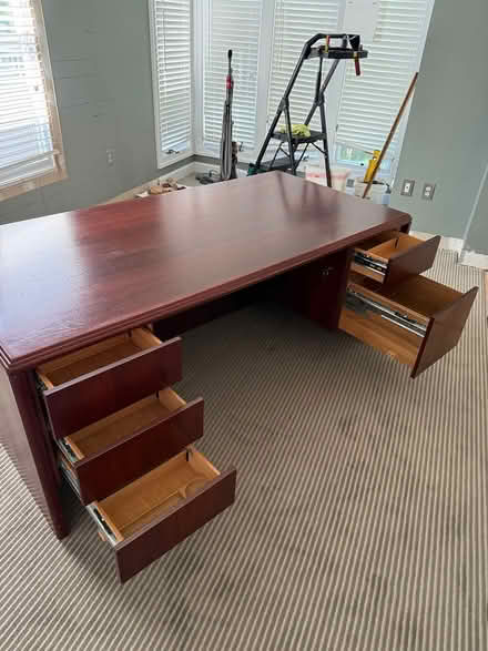 Photo of free Mahogany desk (across 28 from kentlands) #2