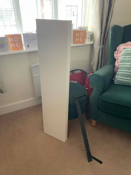 Photo of free Floating white shelf and bracket (Anstey, LE7) #1