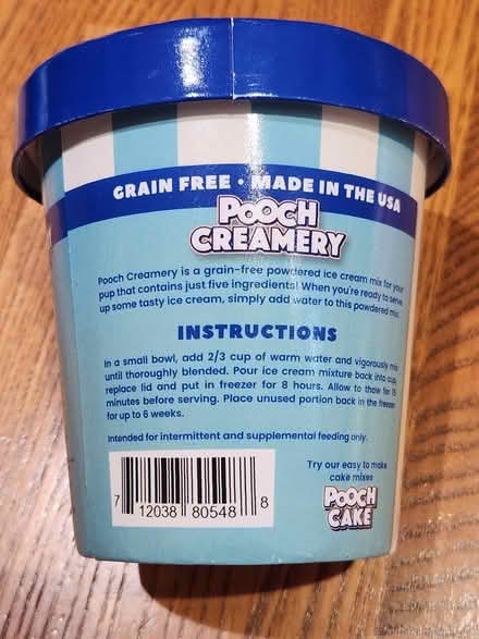 Photo of free Pooch Creamery Frozen Treat Mix (Bowie) #2