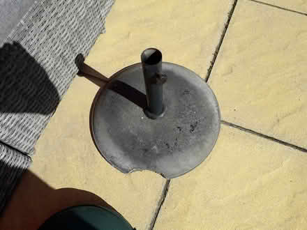 Photo of free Heavy parasol and concrete base (Musselburgh EH21) #1