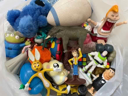 Photo of free Bag of assorted small toys (West Plano) #1