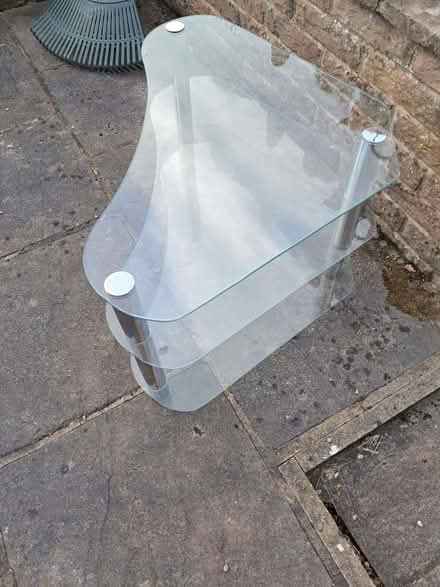 Photo of free Glass TV stand (Gargrave BD23) #2