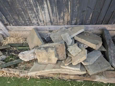 Photo of free Garden small slab bits and boat (Winklebury RG23) #2