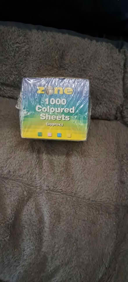 Photo of free Sealed coloured sheets (CR0) #1